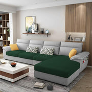 Casaliving Seams LHS 6 Seater L Shape Sofa Set for Living Room (Blue) Premium Fabric Sofa