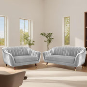 Casaliving Anyse 3+2 Seater Sofa Set for Living Room (Blue- Colour) Premium Fabric Sofa Set for Living Room