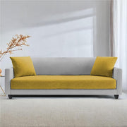 Casaliving Dominic 3 Seater Sofa Set for Living Room (Blue Fabric) Premium Fabric Sofa