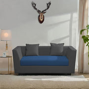 Casaliving Amida 2 Seater Sofa Set for Living Room (Blue Colour) Premium Fabric Sofa