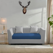 Casaliving Amida 2 Seater Sofa Set for Living Room (Blue Colour) Premium Fabric Sofa
