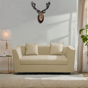 Casaliving Amida 2 Seater Sofa Set for Living Room (Blue Colour) Premium Fabric Sofa