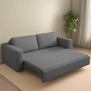 Casaliving Roxy 3 Seater Sofa Cum Bed for Living Room (Blue Colour) Premium Fabric Sofa Set-Blue Colour Sofa Cum Bed