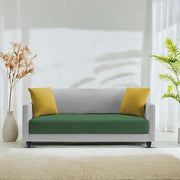 Casaliving Dominic 2 Seater Sofa Set for Living Room (Blue Fabric) Premium Fabric Sofa