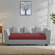 Casaliving Amida 3 Seater Sofa Set for Living Room (Blue Black Colour) Premium Fabric Sofa