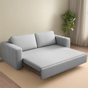 Casaliving Roxy 3 Seater Sofa Cum Bed for Living Room (Blue Colour) Premium Fabric Sofa Set-Blue Colour Sofa Cum Bed