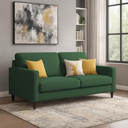 Casaliving Premium Stephanie 2 Seater Sofa Set 2 Seater Modern Sofa Set for Living Room (Blue Color Fabric)