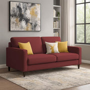 Casaliving Premium Stephanie 2 Seater Sofa Set 2 Seater Modern Sofa Set for Living Room (Blue Color Fabric)