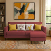 Casaliving Premium Stephanie 2 Seater Sofa Set 2 Seater Modern Sofa Set for Living Room (Blue Color Fabric)