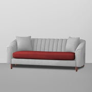 Casaliving Doraldo 3 Seater Sofa Set for Living Room (Black Blue Colour) Premium Fabric Sofa