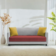 Casaliving Dominic 2 Seater Sofa Set for Living Room (Blue Fabric) Premium Fabric Sofa