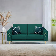 Casaliving Falco 1 Seater Sofa Set for Living Room (Blue Grey Fabric) Premium Fabric Sofa