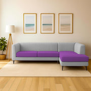 Casaliving Markfest LHS 6 Seater L Shape Sofa Set for Living Room (Blue Colour) Premium Fabric Sofa Set