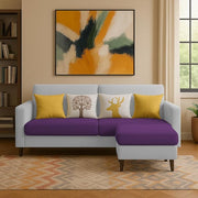 Casaliving Premium Stephanie 2 Seater Sofa Set 2 Seater Modern Sofa Set for Living Room (Blue Color Fabric)