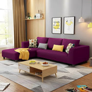 Casaliving Minta LHS 4 Seater L Shape Sofa Set for Living Room (Blue Premium Colour Fabric)