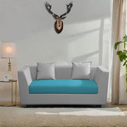 Casaliving Amida 2 Seater Sofa Set for Living Room (Blue Colour) Premium Fabric Sofa