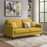 Casaliving Premium Stephanie 2 Seater Sofa Set 2 Seater Modern Sofa Set for Living Room (Blue Color Fabric)